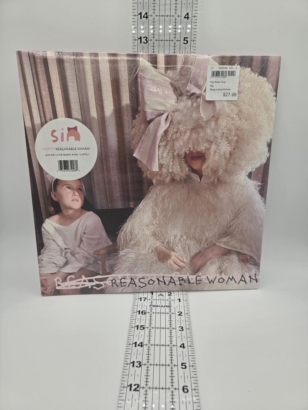 Sia Reasonable Woman Sealed Limited Pink Colored Vinyl LP Record 12"